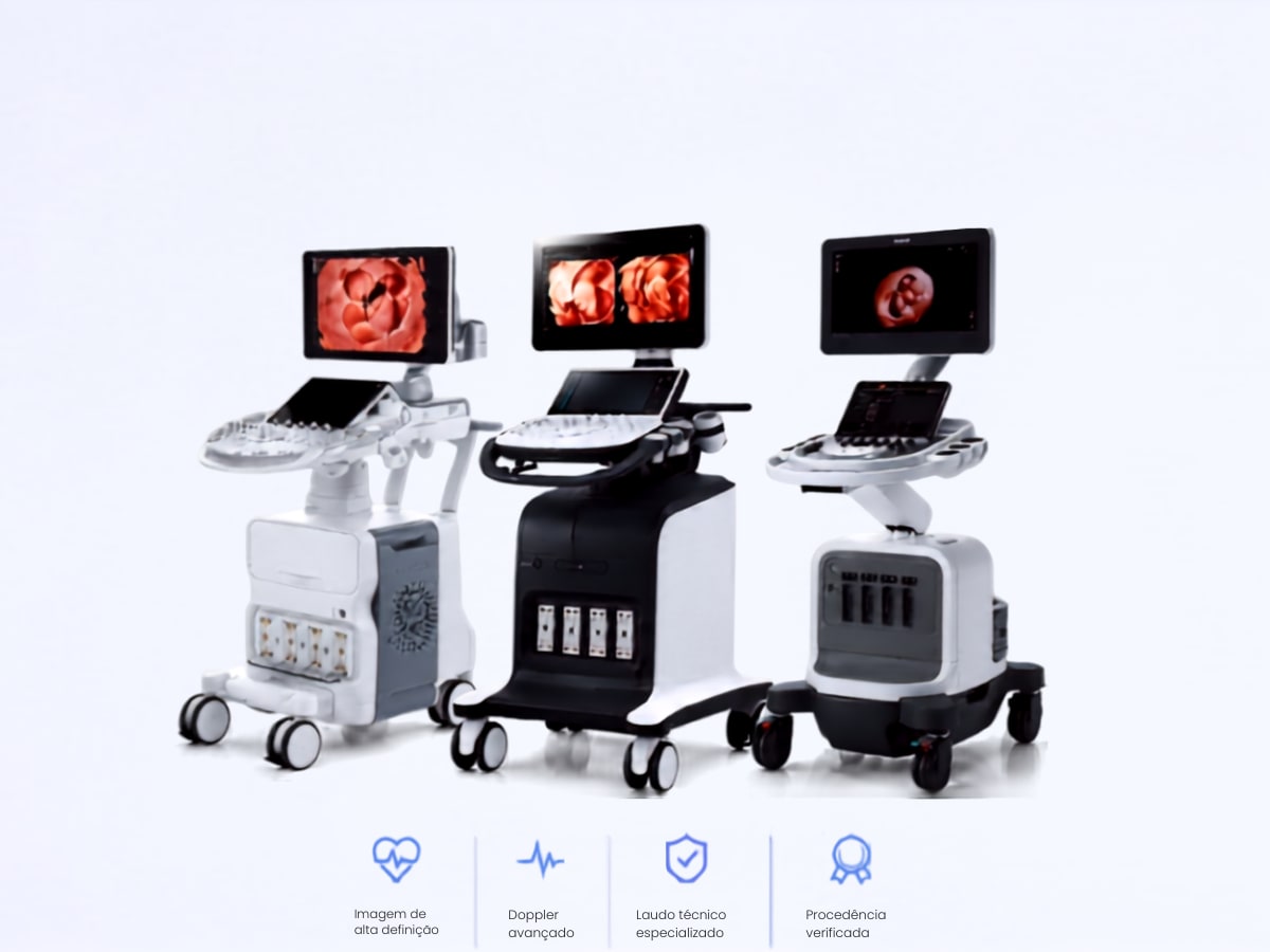 Aparelho de ultrassom para obstetrícia, morfológico e 3D/4D
