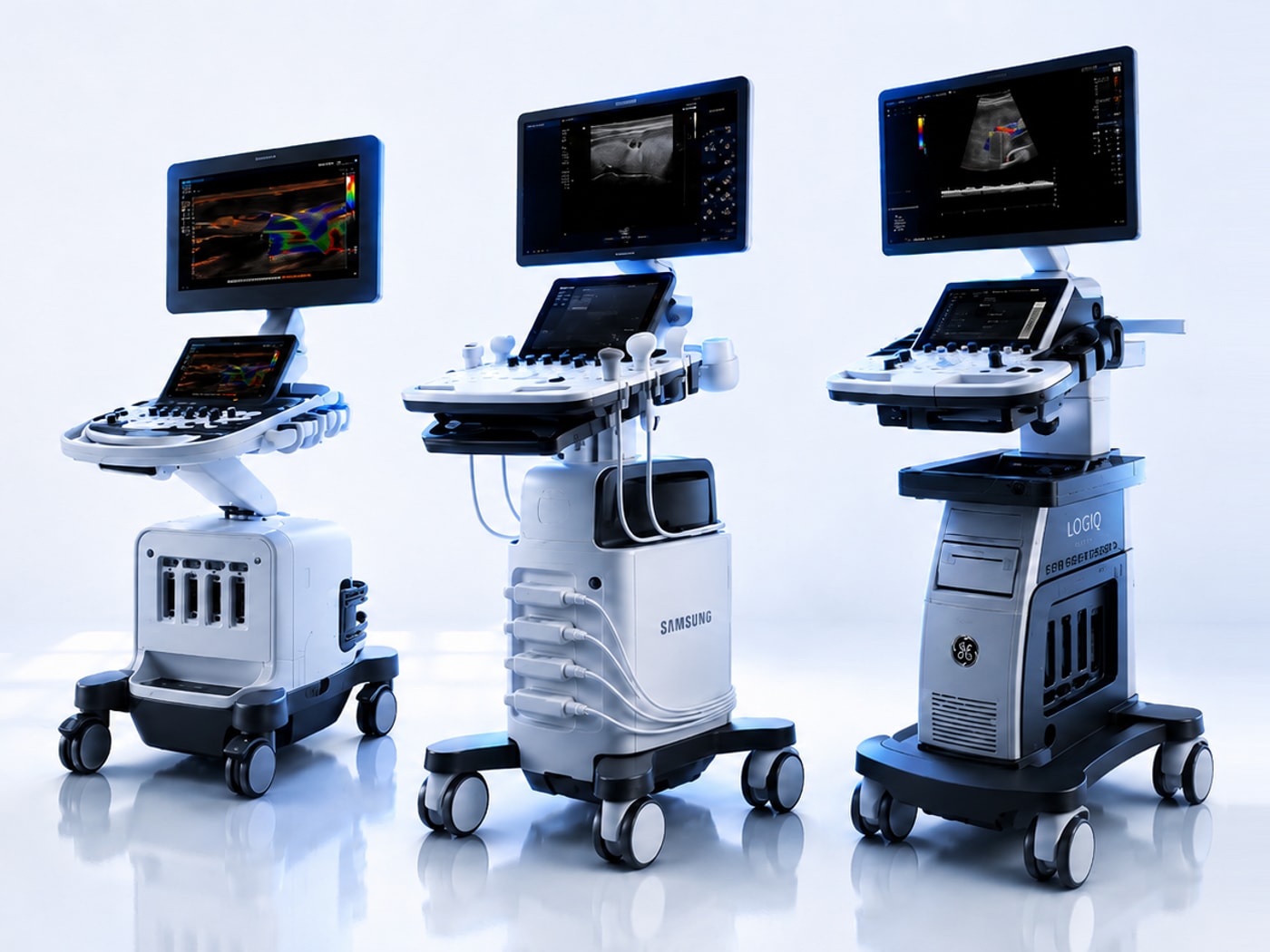 Aparelhos de ultrassom seminovos GE, Samsung e LOGIQ disponíveis na Loja do Ultrassom